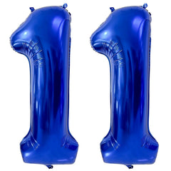 LVMOQIQIU 40 inch navy blue 11 balloon adds bold stage or backdrop decor.