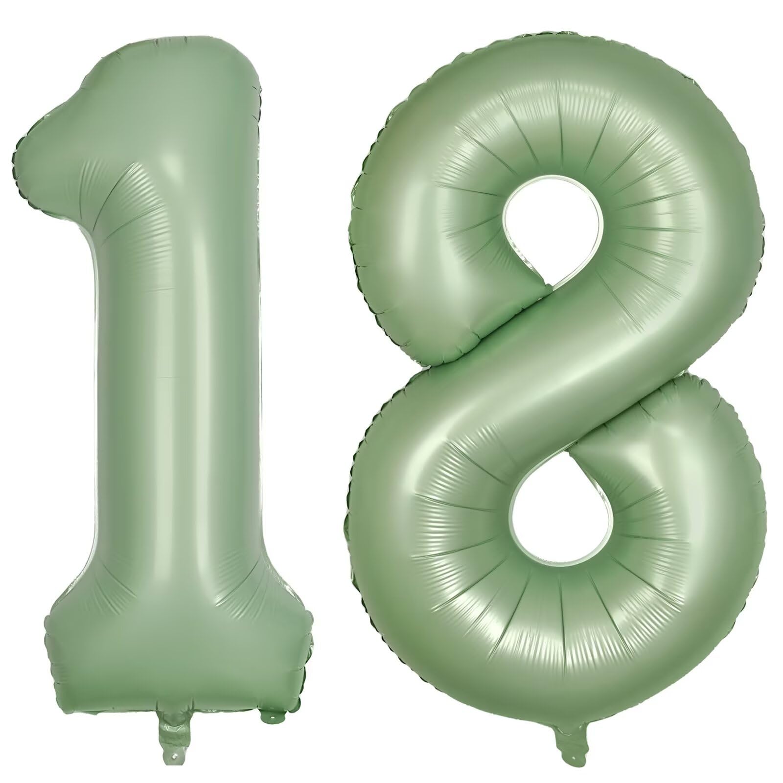 LVMOQIQIU 40 inch olive-green balloon ready for milestone photo backdrops.
