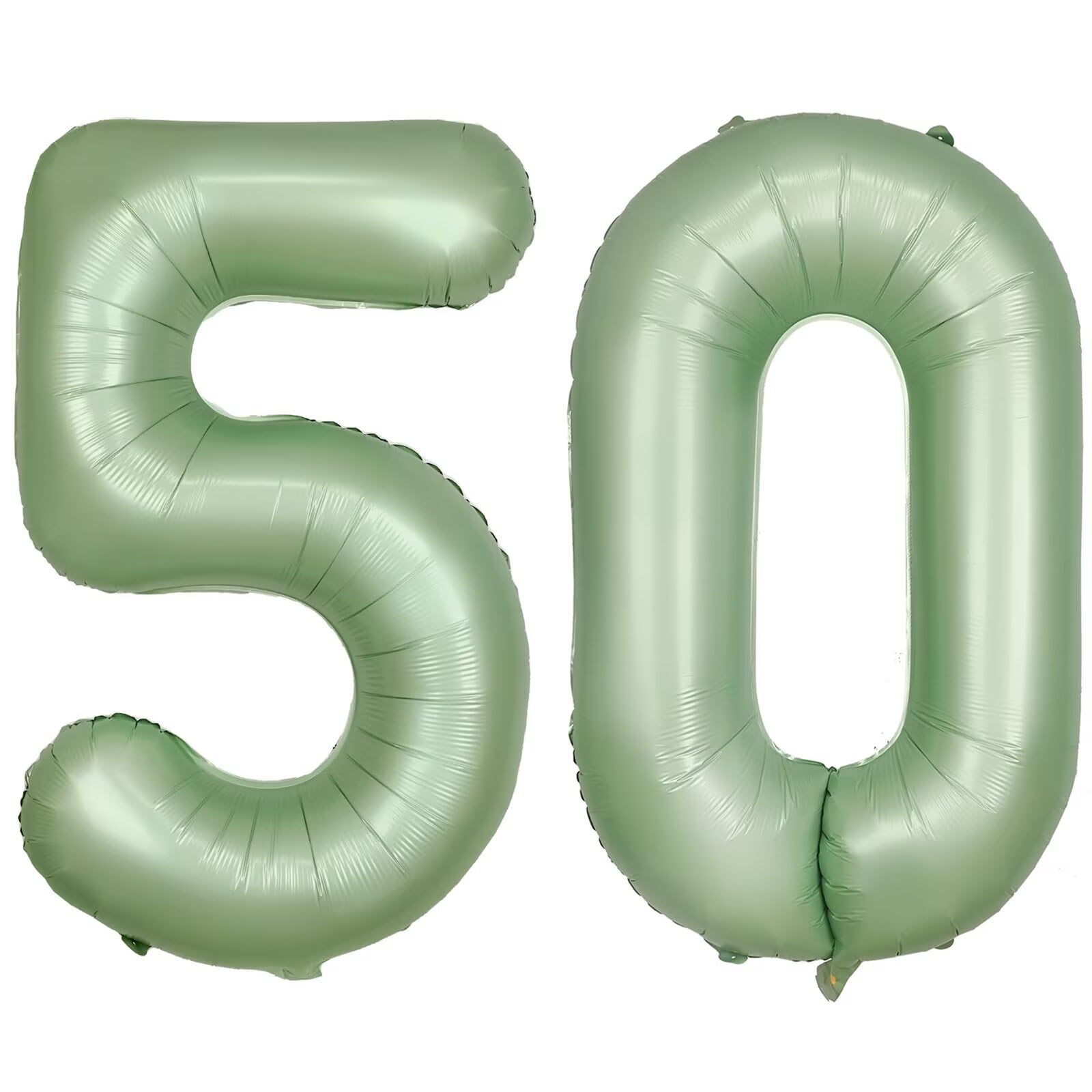 LVMOQIQIU 40 inch olive green 50 balloon adds bold party statement for celebrations