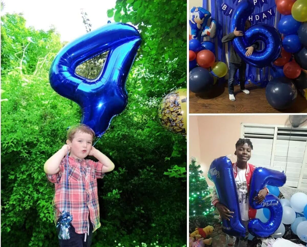 LVMOQIQIU 40-inch number 6 balloon, creates a striking backdrop for celebrations.