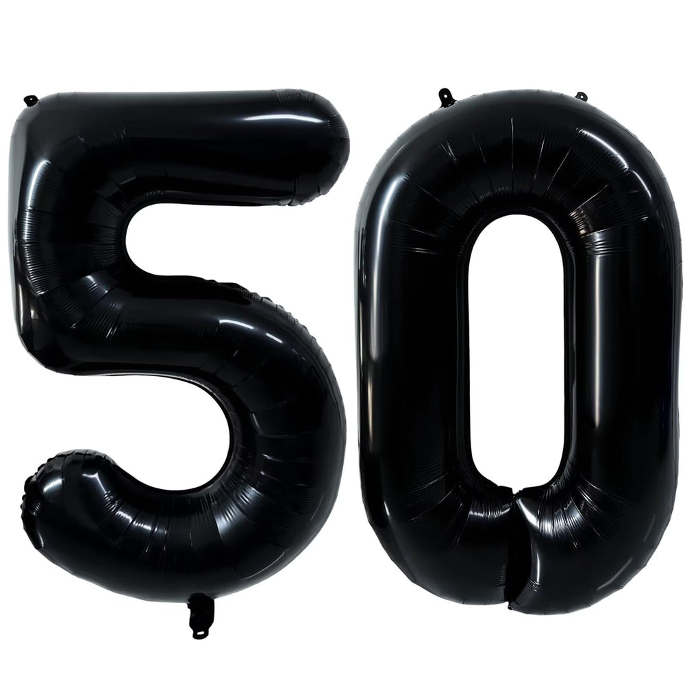 LVMOQIQIU black 50-number balloon 40-inch ready for milestone decor