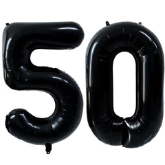 LVMOQIQIU black 50-number balloon 40-inch ready for milestone decor