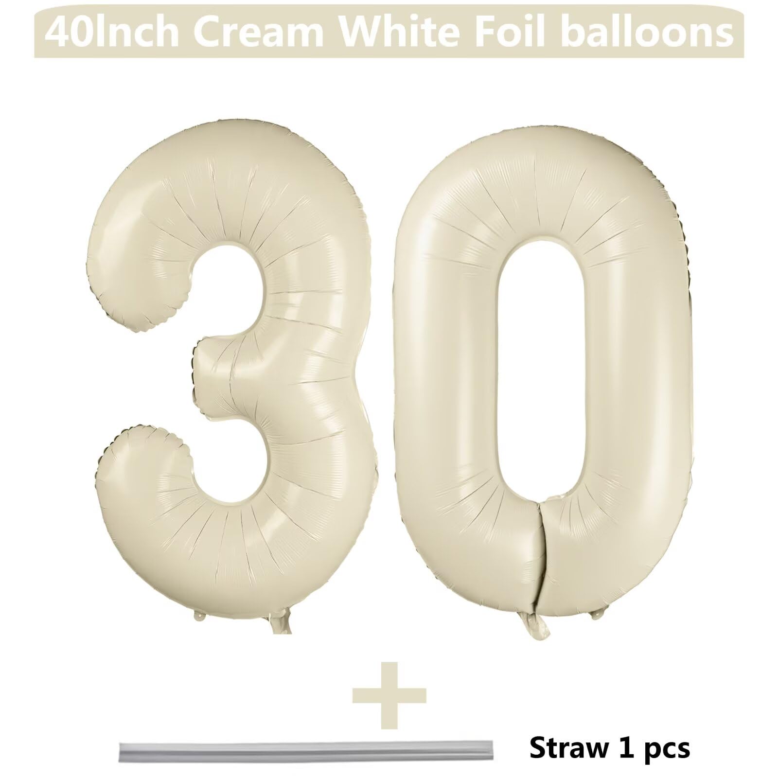 LVMOQIQIU cream white 30 close-up shows smooth beige finish ideal for photos.