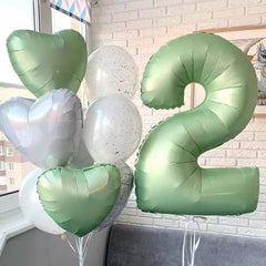 LVMOQIQIU self-sealing foil balloon easy to inflate with straw or pump