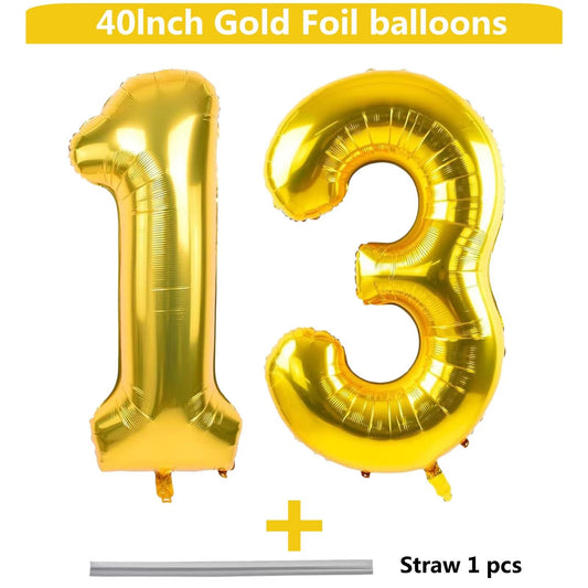 LVMOQIQIU gold number 31 balloon creates elegant anniversary accents.