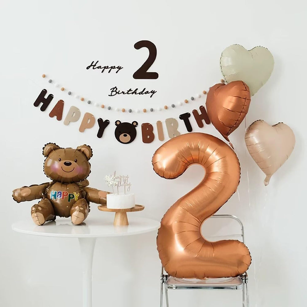 LVMOQIQIU orange foil balloon adds sparkle to wedding decor.