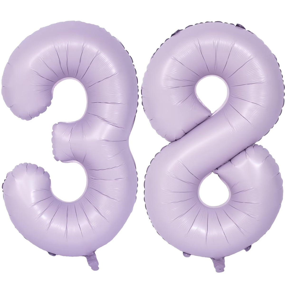 LVMOQIQIU purple 38 foil balloon in 40-inch size for bold birthday decor.