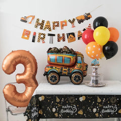 LVMOQIQIU durable foil number balloons, long-lasting color for celebrations.
