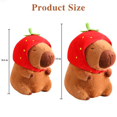 LVQING capybara with wearable toast headset for playful pretend gear.
