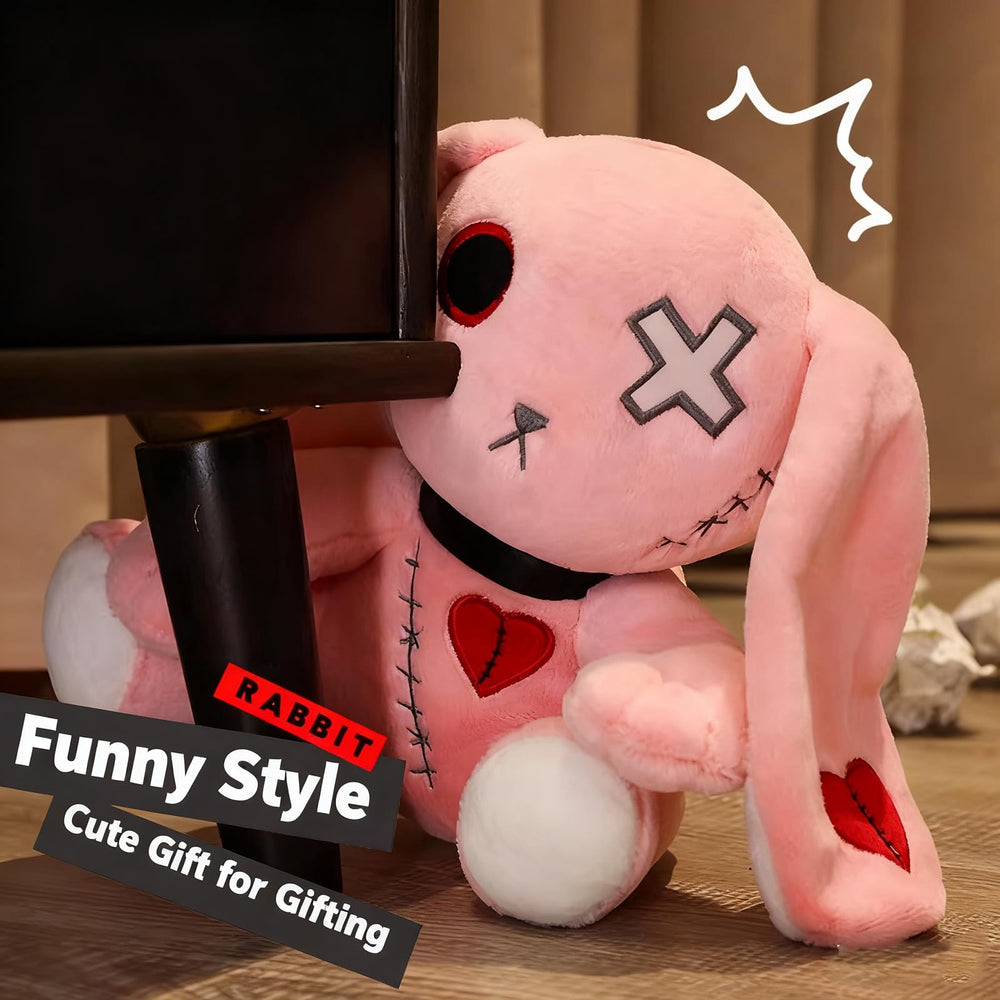 LVQING rabbit plush toy designed as a soft pillow companion.