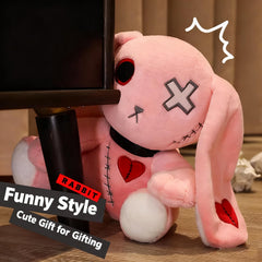 LVQING rabbit plush toy designed as a soft pillow companion.