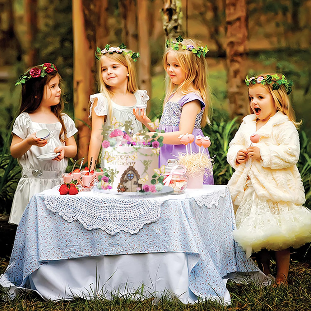 LXASIY paper butterflies bring delicate movement to party dessert tables.