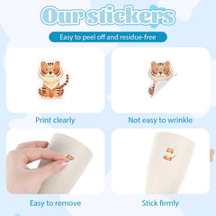 LXUEJIE round sticker patterns for journaling and rewards