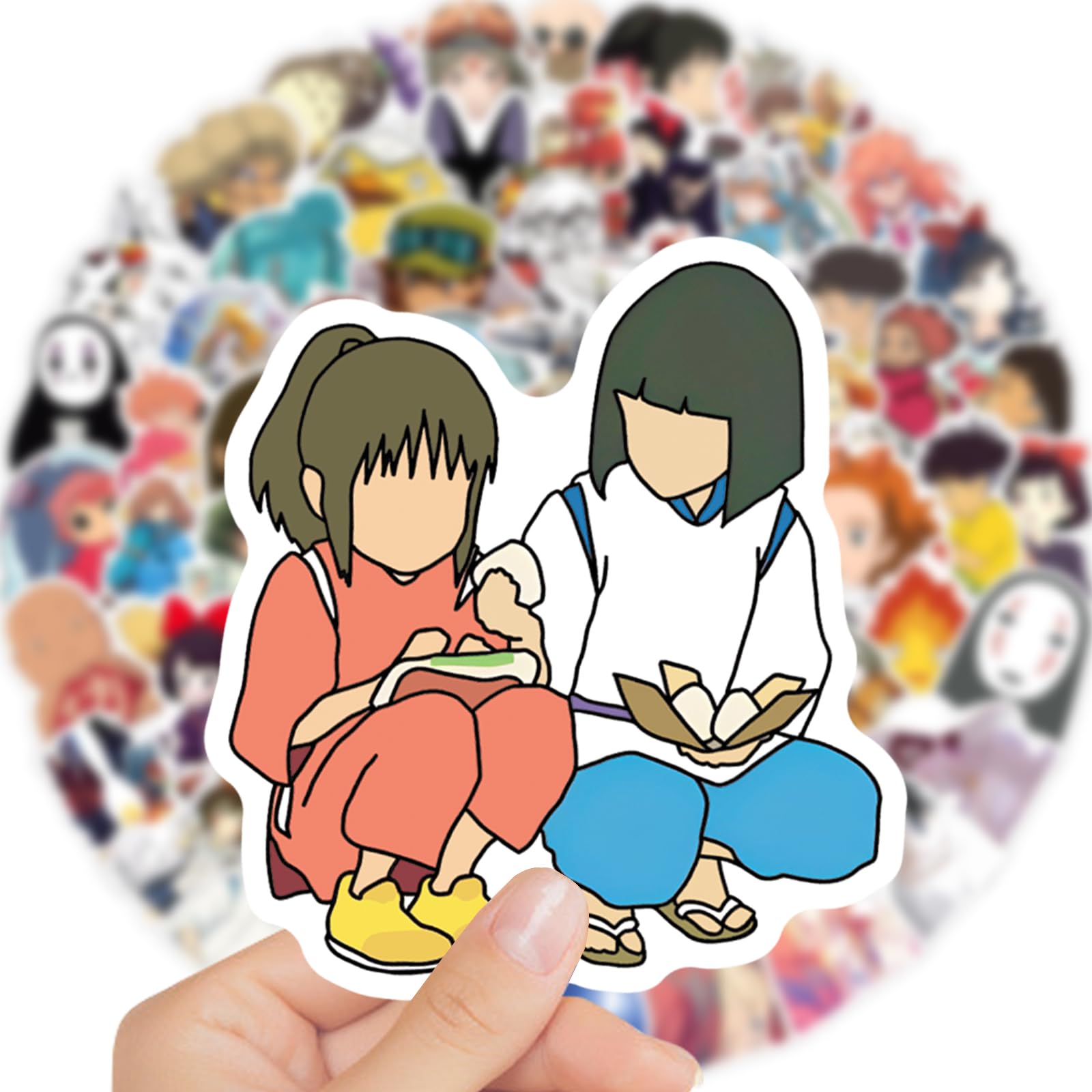 LXYRDHOQPW Hayao Miyazaki stickers on helmet customize gear