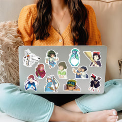 LXYRDHOQPW Hayao Miyazaki stickers on skateboard withstands outdoor use