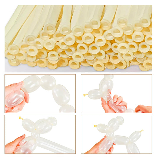 LXZFCRG long skinny clear latex balloons for creative balloon animal art