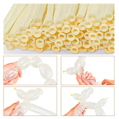 LXZFCRG long skinny clear latex balloons for creative balloon animal art