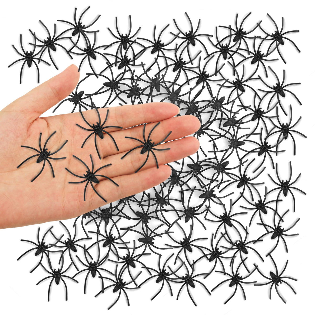 Lxzyu Halloween spider hanging decor enhances eerie indoor scenes
