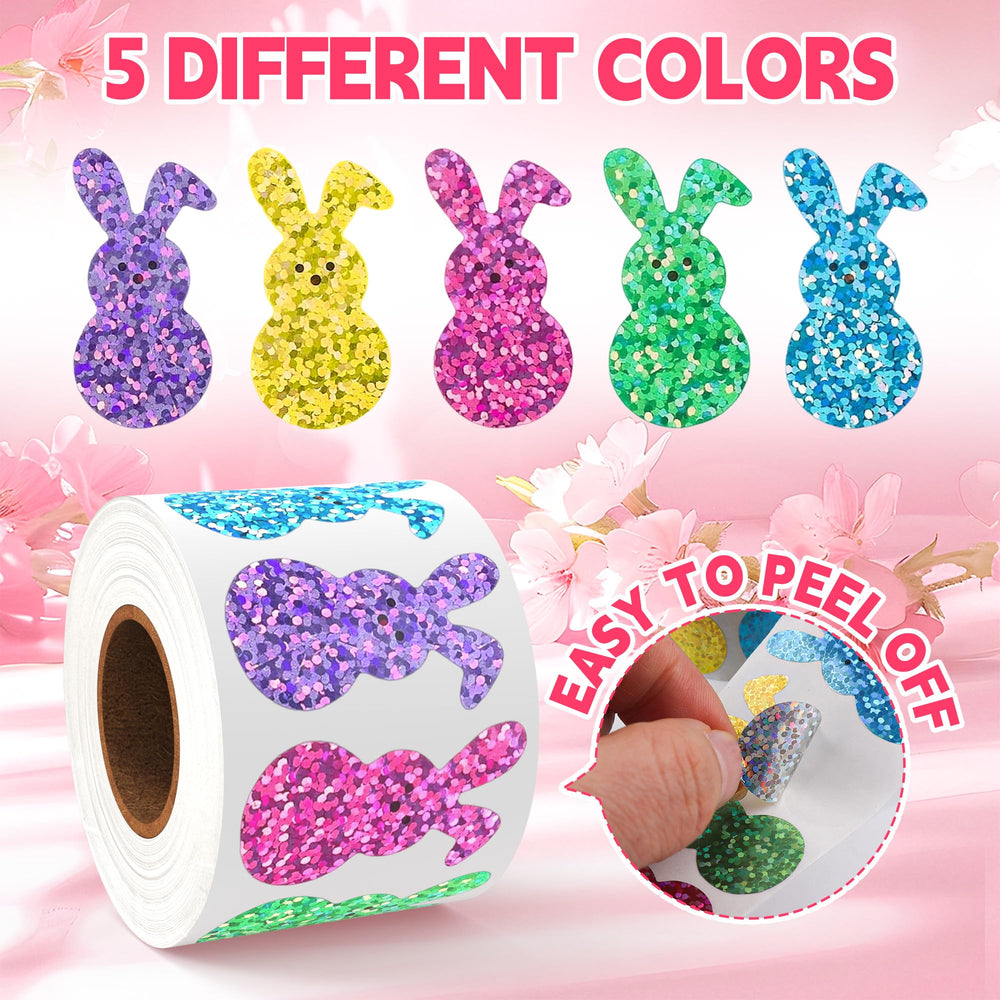 Lxzyu Self-adhesive bunny stickers with strong grip on smooth surfaces