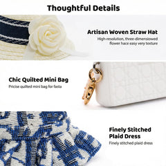 LYBHYQTII soft fabric with neat stitching for durable, easy-care doll clothes.