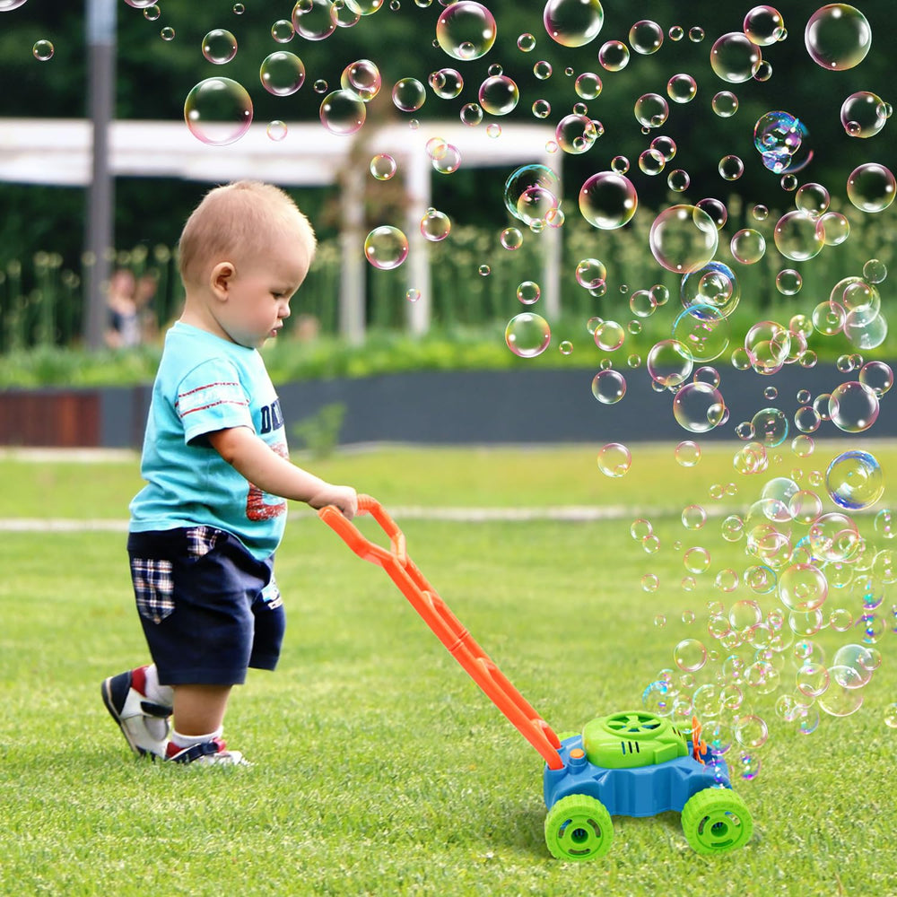 Lydaz child playing outdoors; vivid colors encourage imaginative garden adventures.