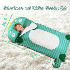 Lydaz sleeping bag with removable pillow offering neck support.