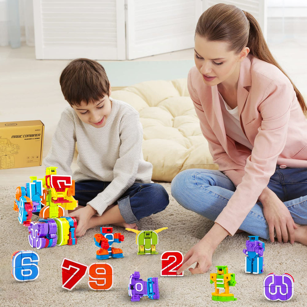 Lydaz Number Bots durable construction designed for repeated use and easy switching.