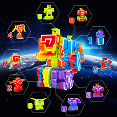 Lydaz Number Bots improve hand-eye coordination through interactive pretend play.
