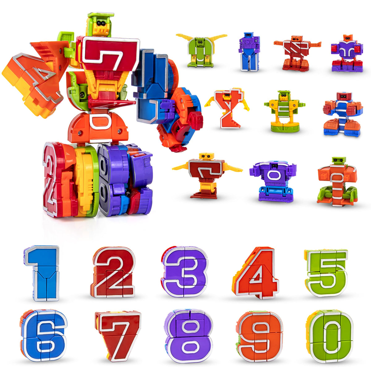 Lydaz Number Bots robot-assembly toy encouraging imaginative play and problem solving.