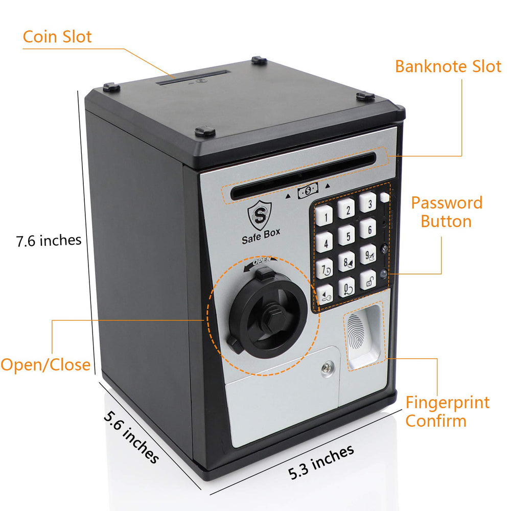 Lyght Mini ATM Savings Bank voice prompts guide kids during saving activities.