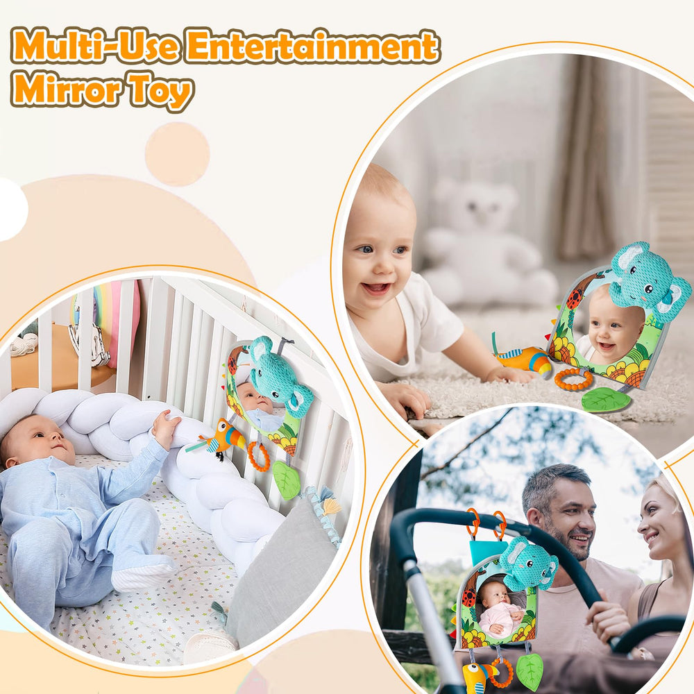 Lynncare colorful rings to stimulate color recognition and grasping play.