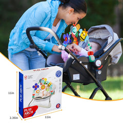 Lynncare gift-ready bassinet toy for newborns and early development moments