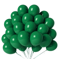 LYNSP dark green balloons 12-inch pack for versatile party decor