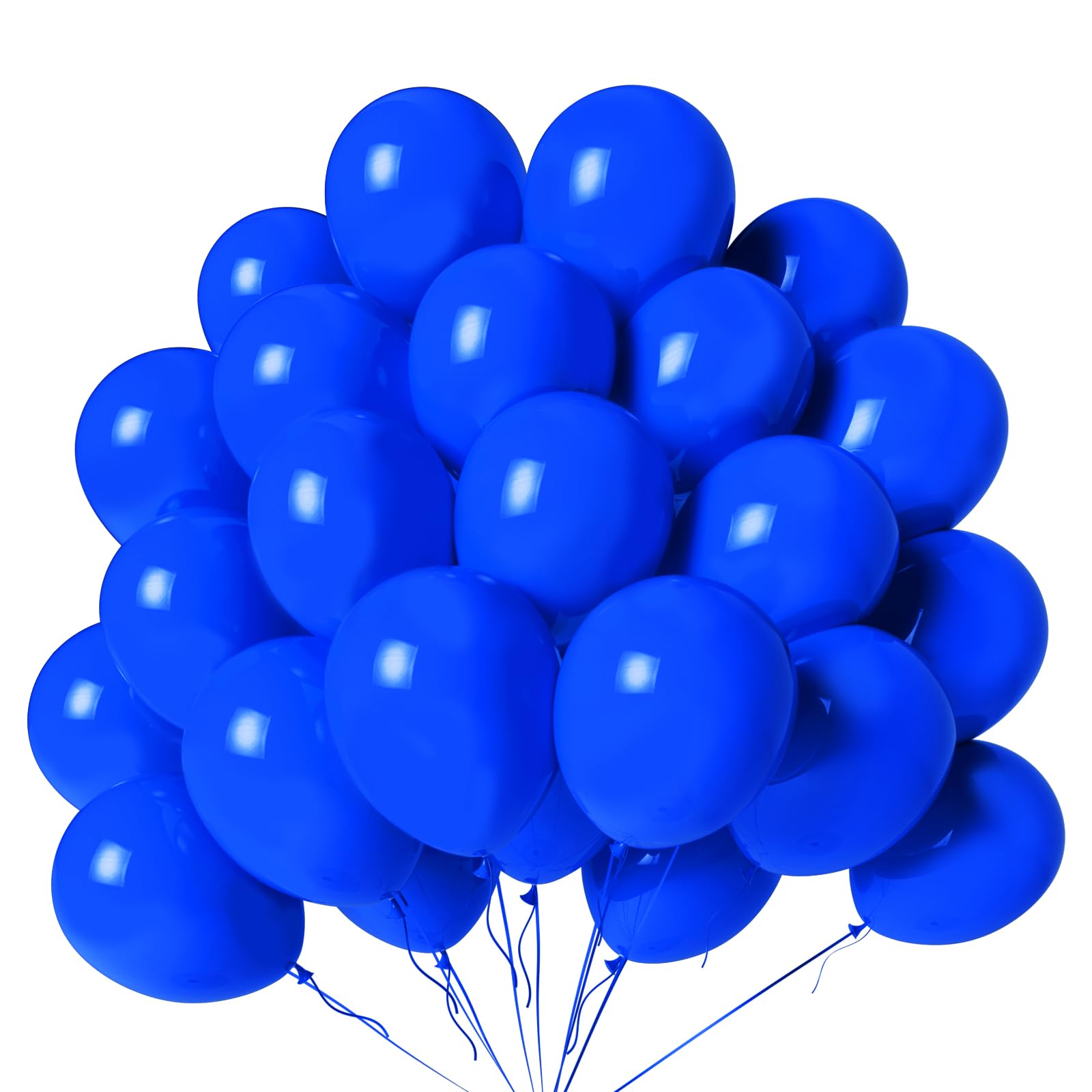 LYNSP royal blue balloons 12 inch pack ideal for birthdays and weddings.