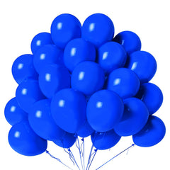 LYNSP royal blue balloons 12 inch pack ideal for birthdays and weddings.
