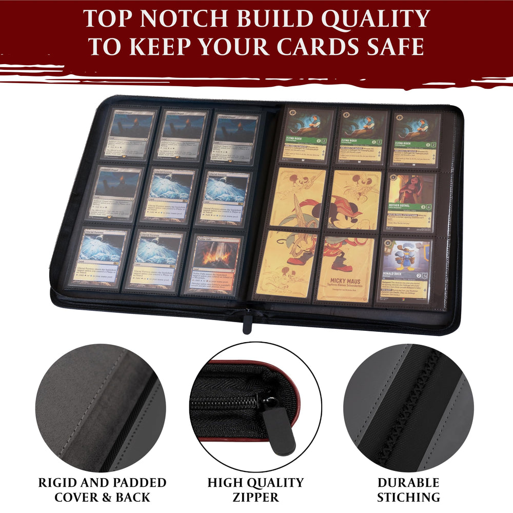 360-degree side-loading pockets prevent scratches and simplify handling.