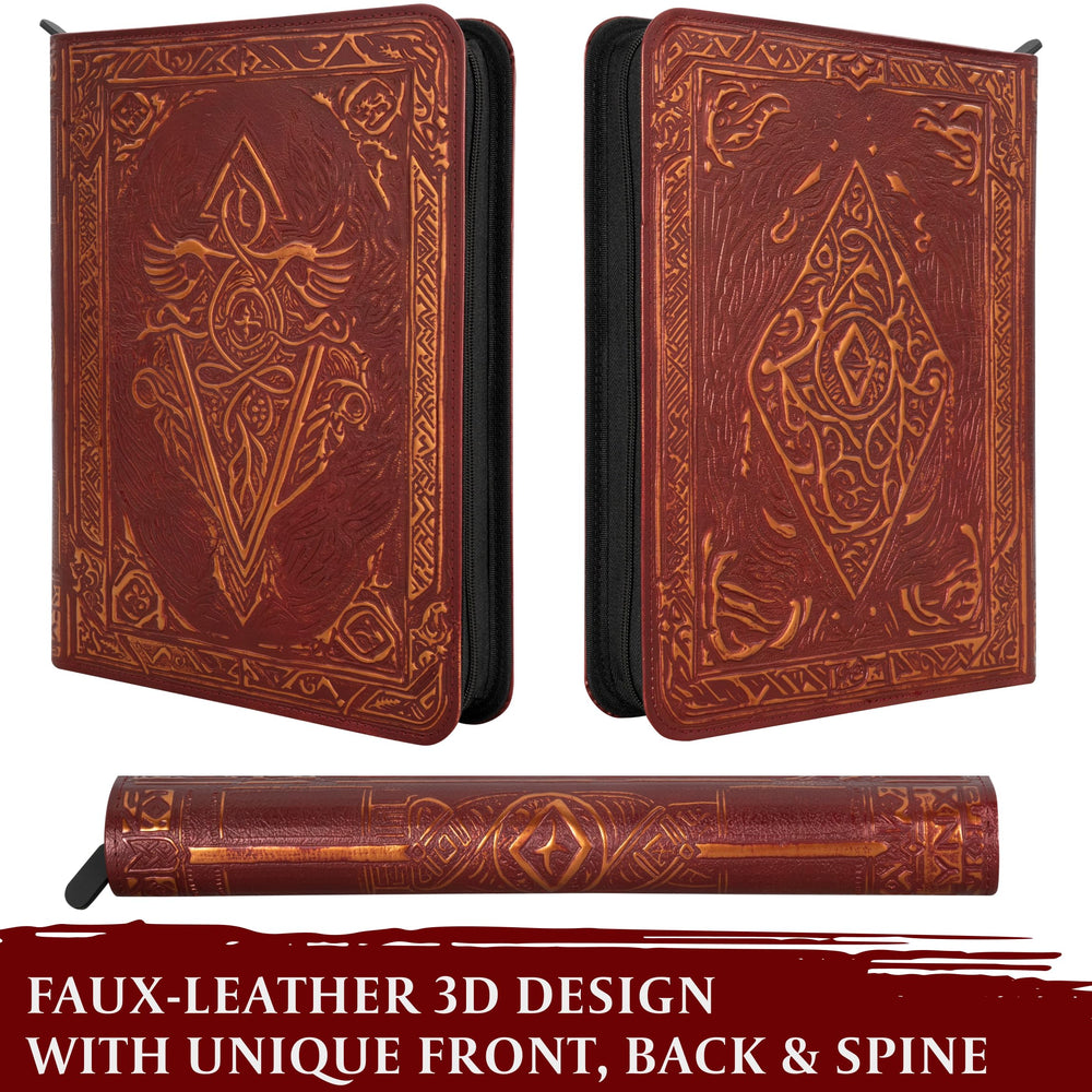 3D PU leather front cover adds a premium look while guarding against wear.