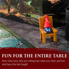 LYNX DND D20 with dunce hat for a quirky RPG moment at the table.