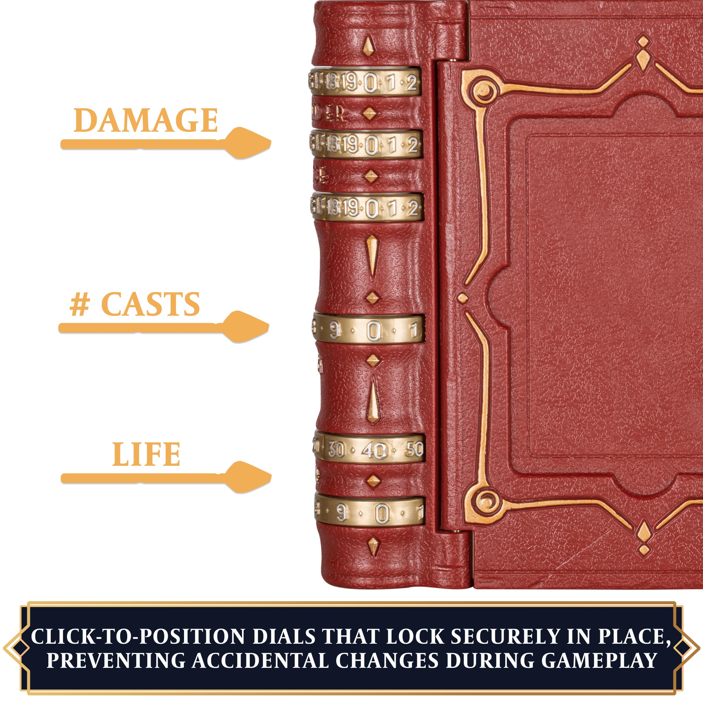 LYNX Commander Codex life and damage dials for precise, tactile tracking.