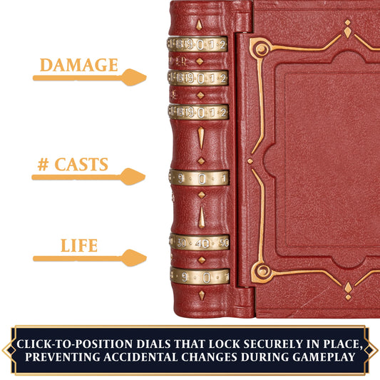 LYNX Commander Codex life and damage dials for precise, tactile tracking.