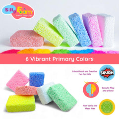 LYRK Silly Foam beads 3D masterpiece demonstrates kids shaping flexible structures.