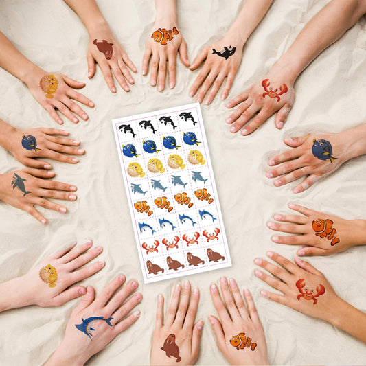 LYUBASA sea animal building blocks with valentines card spark creativity in kids during classroom activities