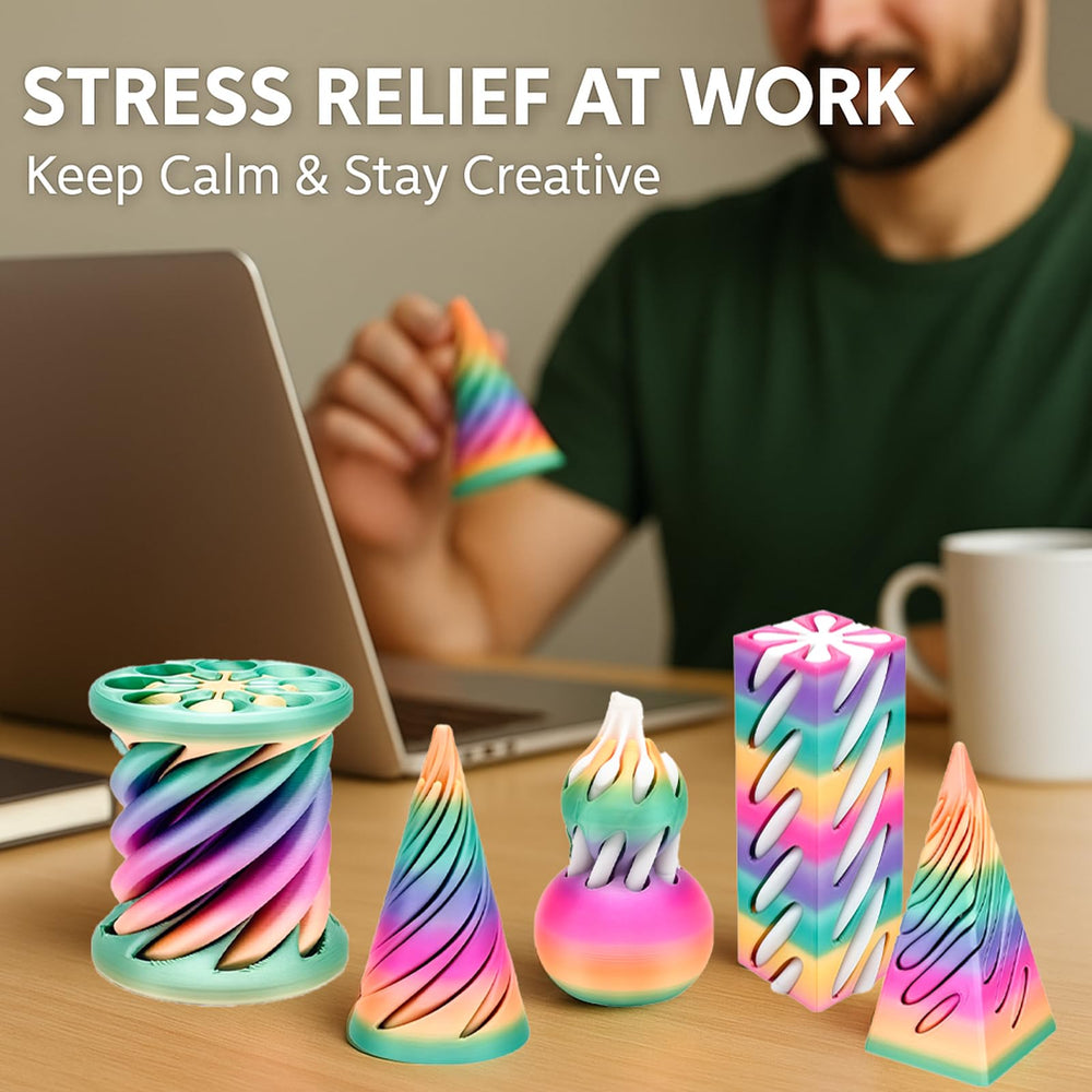 Lyzbbsoy Impossible Cone desktop deco adds playful workspace accent.