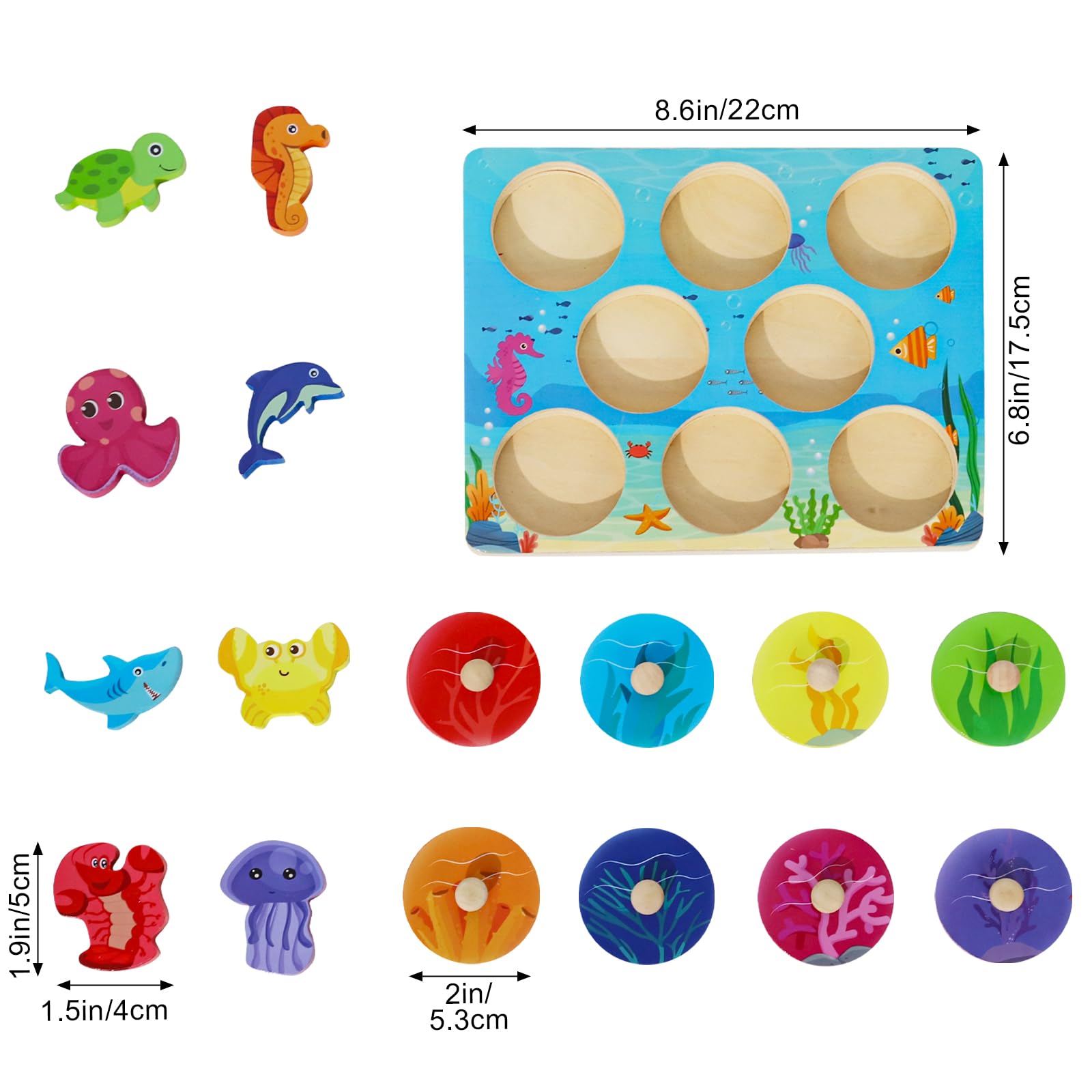Bright marine plants enhance sorting activities and visual learning with LZDMY