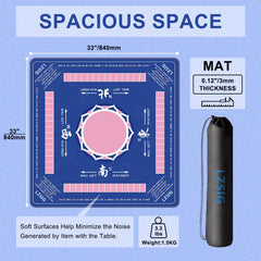 LZSIG mahjong mat highlights tile glide for faster, smoother rounds