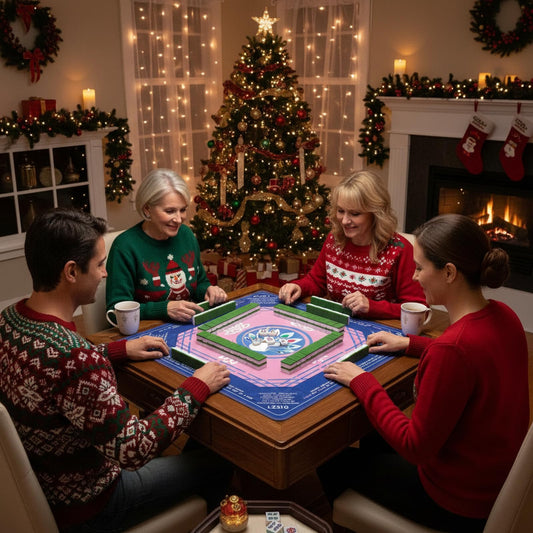 LZSIG mat shows foam-core for reduced tile clatter during gameplay.
