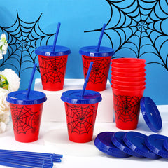 Lzuhoa spider cups party-favor set provides durable celebration options.