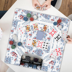 LZYRF festive chinoiserie design complements holiday decor while you play.