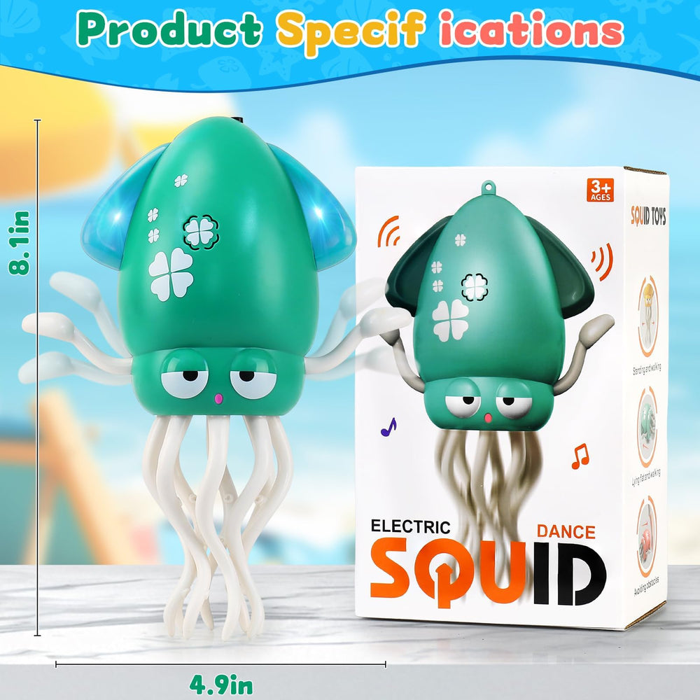 LZZAPJ octopus displays colorful lights with music for engaging playtime.