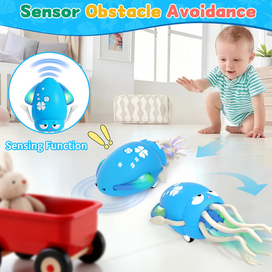 LZZAPJ Octopus toy music mode provides rhythmic play for early listening skills.